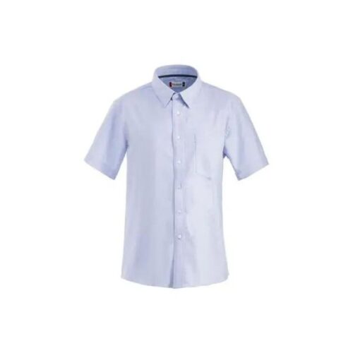 Camisa Clique-Cambridge manga corta azul claro