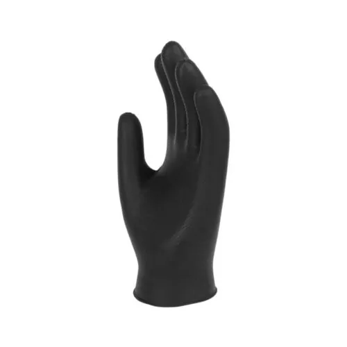Guantes de nitrilo desechables Polyco Finite Black