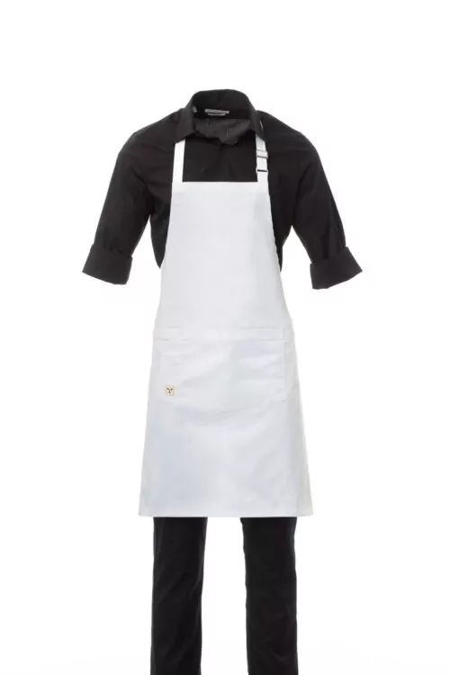 delantal bistrot blanco