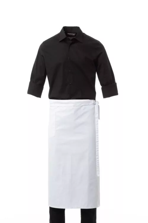delantal maitre blanco