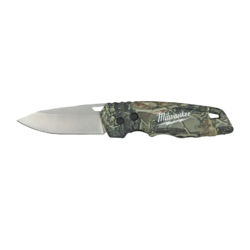 Navaja plegable hoja afilada Milwaukee Fastback Camuflaje
